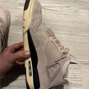 Jordan Beige Textured Sneakers